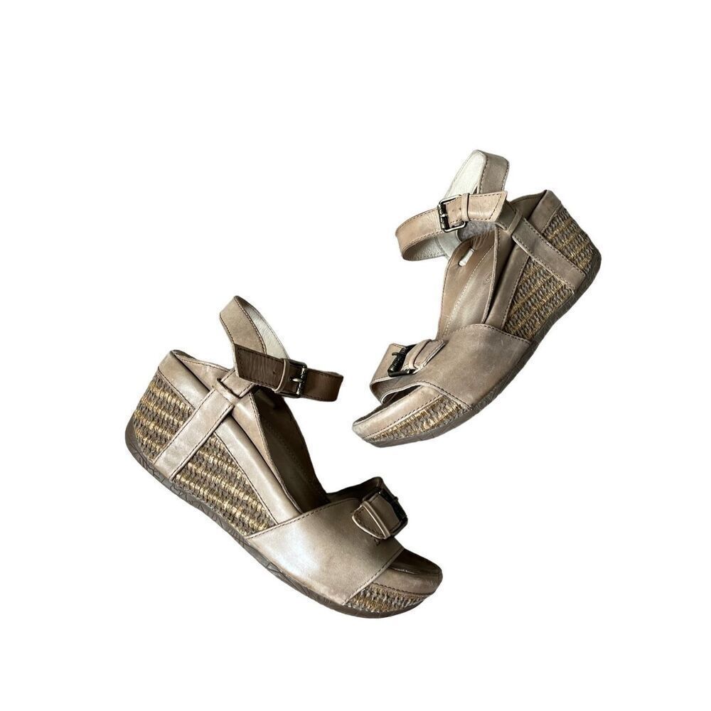 Bussola Formentera Frida Platform Sandal Taupe size 40 US 8